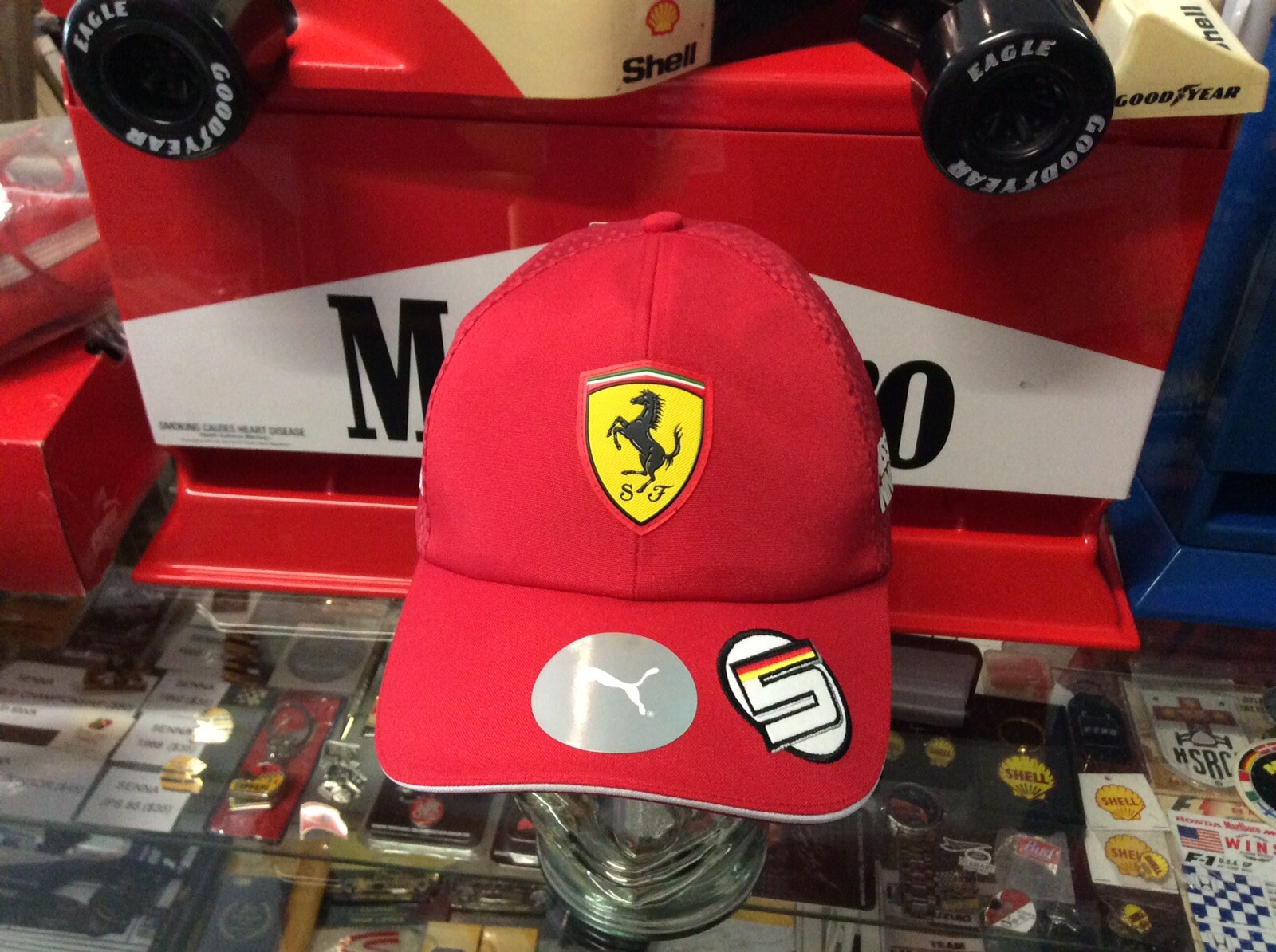 2019 Sebastian Vettel Mint Condition Ferrari F1 Cap
